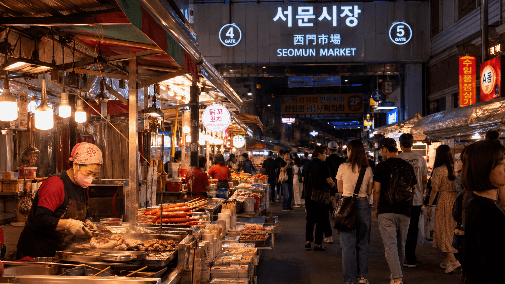 Korean Night Markets Guide: Where to Go and How to Visit
